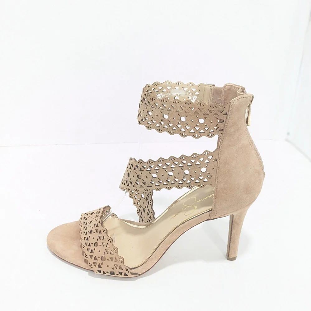 Jessica Simpson Suede Jastia Heels - Picture 2 of 16